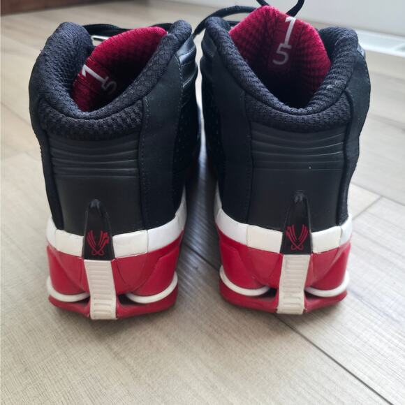 Nike 2004 Shox VC 4 Bred Black Red Vince Carter Sneakers Men Sz 12 310379-011 - Picture 12 of 16